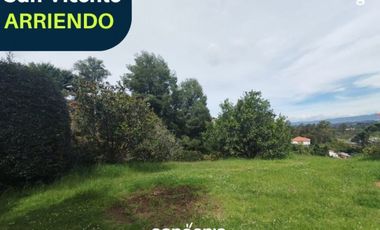 Finca en arriendo- San Vicente