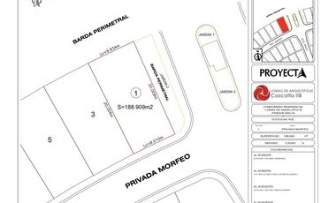 Venta de Terreno junto a área verde Lomas de Angelópolis Cascatta