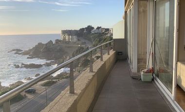 Arrendamos maravilloso depto recien remodelado con vista frontal al mar