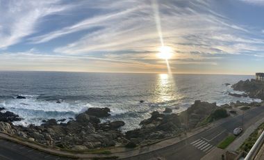 Arrendamos maravilloso depto recien remodelado con vista frontal al mar