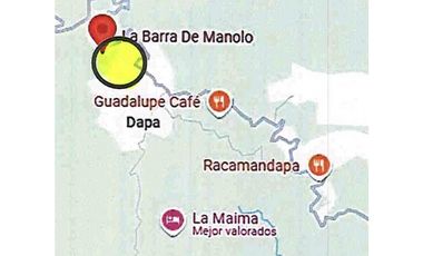 LOTE CON CASA PARA REMODELAR-FRENTE A LA BARRA DE MANOLO - DAPA