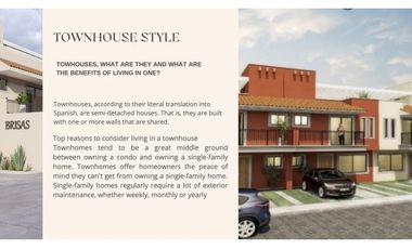 Townhouses en Venta Brisas Los Cabos