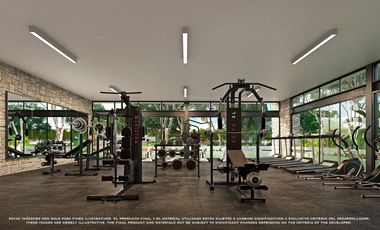 Lote a la venta en Playa del Carmen  con alberca, gym