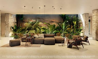 Lote a la venta en Playa del Carmen  con alberca, gym