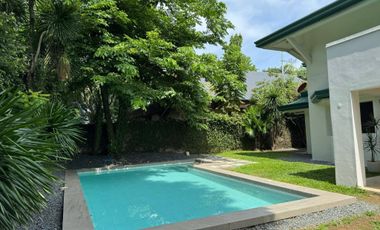 Ayala Alabang House & Lot For Rent with Swimming Pool