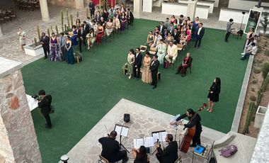 Quinta para eventos 3 salones en 1 ubicado en ALFACAYUCAN  Qro.