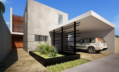 Casa en privada Nadira modelo NARA en Conkal, Yucatán