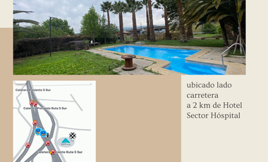 ARRIENDO CASA DE REPOSO PAINE 3600 MTS
