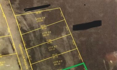 Terreno en Venta, Zona Esmeralda, 771 mts.