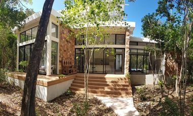 Casa en plena Naturaleza en la zona de Akumal, Riviera Maya