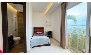 Samborondón Isla Mocolí, Casa Amoblada, 485m2, 4 dormitorios