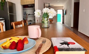 Casa en segunda fila de la playa en renta en Chuburná Puerto