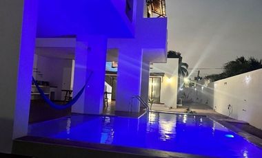 Casa en segunda fila de la playa en renta en Chuburná Puerto