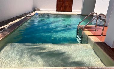 Casa en segunda fila de la playa en renta en Chuburná Puerto