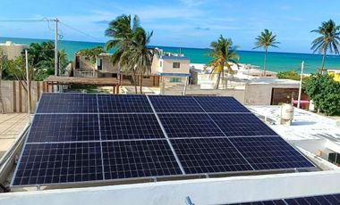Casa en segunda fila de la playa en renta en Chuburná Puerto