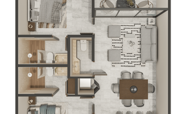 DEPARTAMENTOS EN PREVENTA TEMOZON NORTE MERIDA YUCATAN