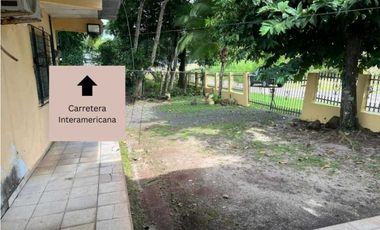 SE VENDE CASA DE 3 REC.Y TERRENO EN EL ESPINO, DE LA CHORRERA