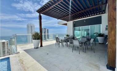 Apartamento Bocagrande vista al mar y Bahia