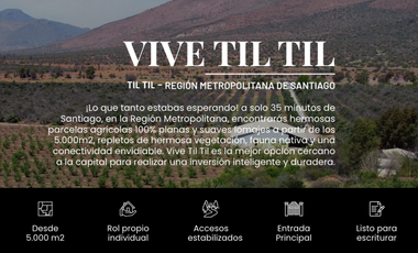 Parcela en Venta en TILTIL