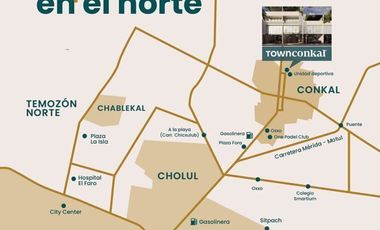 Townhouse en venta en Mérida, TownConkal, Conkal ( Jacaranda)