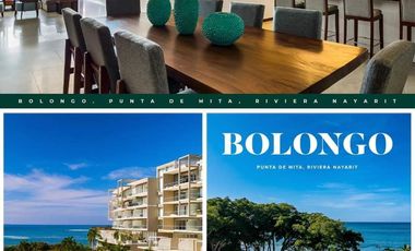 Departamento de lujo en la PLAYA Punta de Mita / BOLONGO