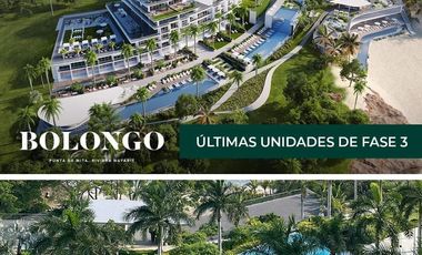 Departamento de lujo en la PLAYA Punta de Mita / BOLONGO