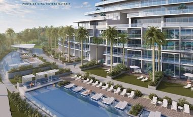 Departamento de lujo en la PLAYA Punta de Mita / BOLONGO