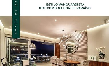 Departamento de lujo en la PLAYA Punta de Mita / BOLONGO