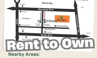 2 Bedroom condo unit rent to own near Mall of Asia