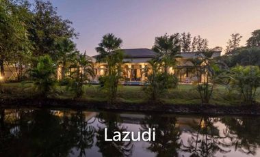 Truly Beautiful Luxury Pool Villa For Sale Single-Level Resort Home Features Beautiful Lotus Pond