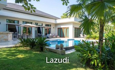 Truly Beautiful Luxury Pool Villa For Sale Single-Level Resort Home Features Beautiful Lotus Pond