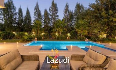 Truly Beautiful Luxury Pool Villa For Sale Single-Level Resort Home Features Beautiful Lotus Pond