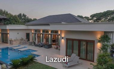 Truly Beautiful Luxury Pool Villa For Sale Single-Level Resort Home Features Beautiful Lotus Pond