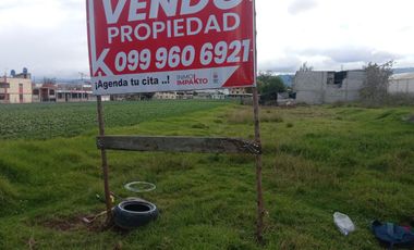 TERRENO EN VENTA IZAMBA AMBATO