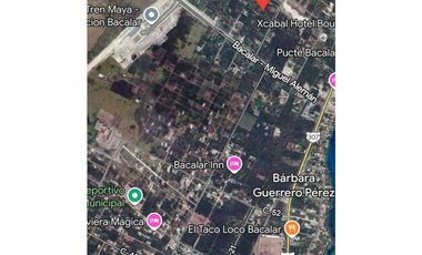 Venta Terreno Bacalar 480 m2 $2.2 MDP
