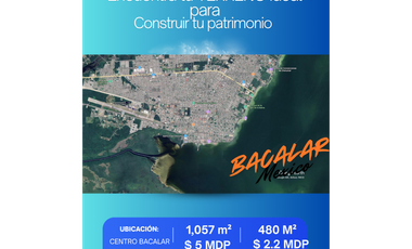 Venta Terreno Bacalar 480 m2 $2.2 MDP