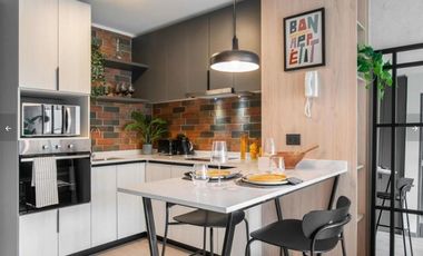 Arriendo Dpto 1D-1B Metro Santa Ana