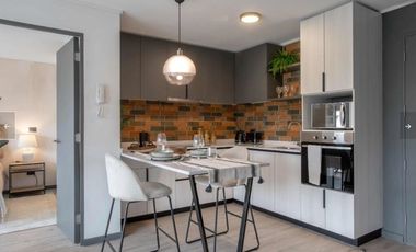 Arriendo Dpto 2D-2B Metro Santa Ana