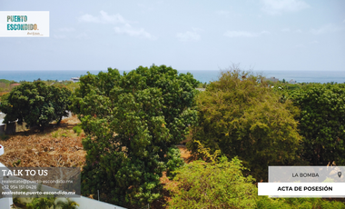 Terreno cerca del Mercado de Zicatela