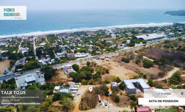 Terreno cerca del Mercado de Zicatela