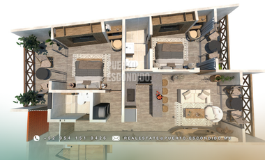 Condominios de lujo en Punta Zicatela