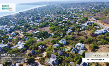 3 Lotes en Punta Zicatela, Puerto Escondido