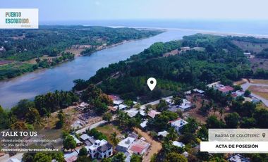 Maravilloso Terreno en la Barra de Colotepec