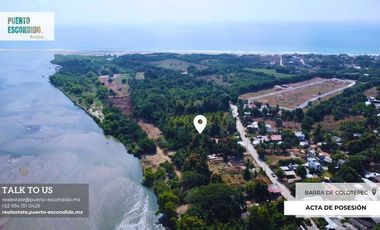 Maravilloso Terreno en la Barra de Colotepec