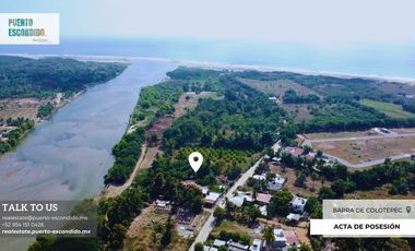 Maravilloso Terreno en la Barra de Colotepec