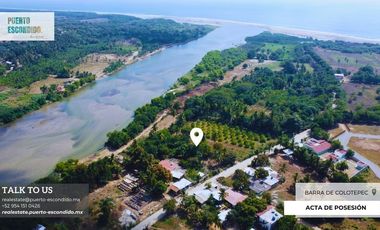 Maravilloso Terreno en la Barra de Colotepec