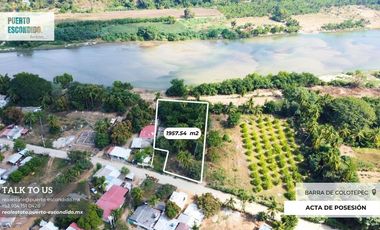 Maravilloso Terreno en la Barra de Colotepec