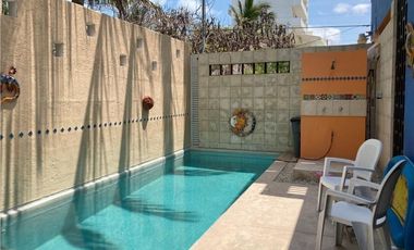 Casa de una planta amueblada en venta a 100 metros del mar