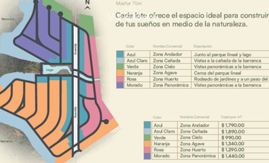 TERRENO EN VENTA EN LA BARRANCA DE HUENTITAN, JALISCO