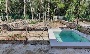 CASA EN VETA DE 2 HABITACIONES EN TULUM, QROO. LB 242